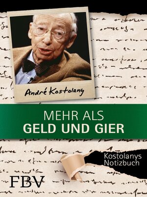 cover image of Mehr als Geld und Gier
